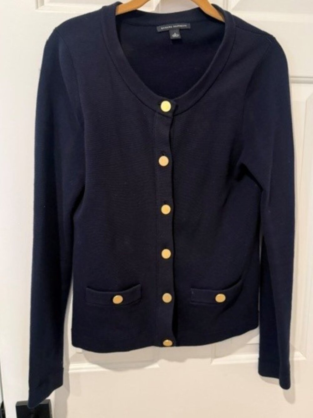 Banana Republic Navy Blue button up cardigan - S